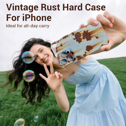 💗LAST DAY PROMOTION - 50%OFF💗Vintage Rust Hard Case For iPhone