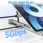 USB-C Docking Station Laptop Stand with 4K HDMI