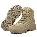 Men's Waterproof Outdoor Anti-Puncture Work Combat Boots Army Boots (Durability Upgrade) EU
