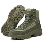 Men's Waterproof Outdoor Anti-Puncture Work Combat Boots Army Boots (Durability Upgrade) EU