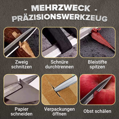 💥Professionelles Niveau🔥Multifunktionales tragbares Taschenmesser