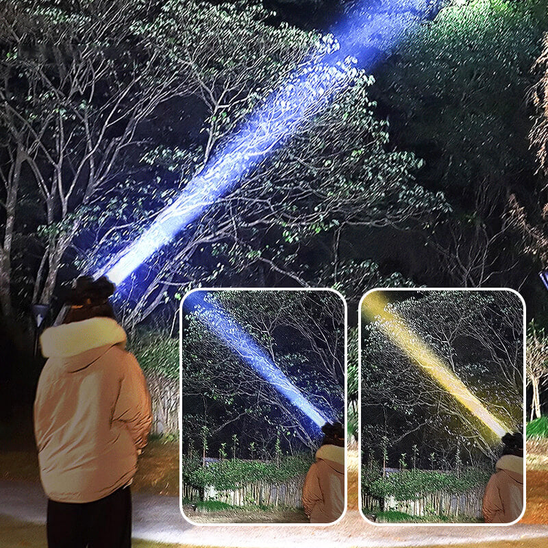 Ultrahelle wiederaufladbare Stirnlampe