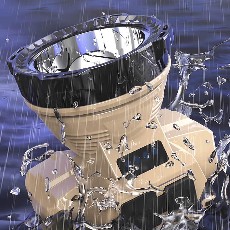 Ultrahelle wiederaufladbare Stirnlampe