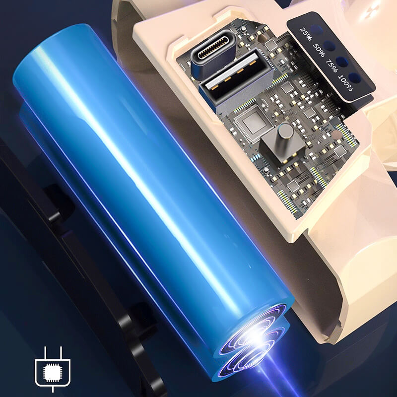 Ultrahelle wiederaufladbare Stirnlampe