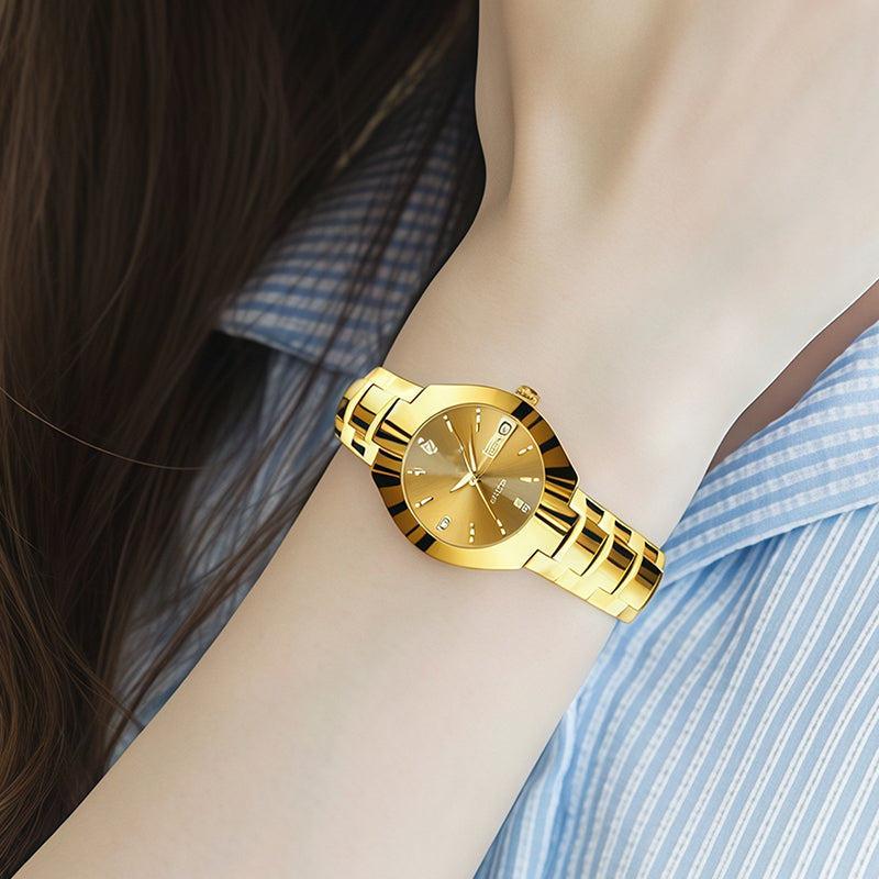 🔥Weihnachtsverkauf – bis zu 50 % Rabatt🎅  Elegante wasserdichte Damenuhr