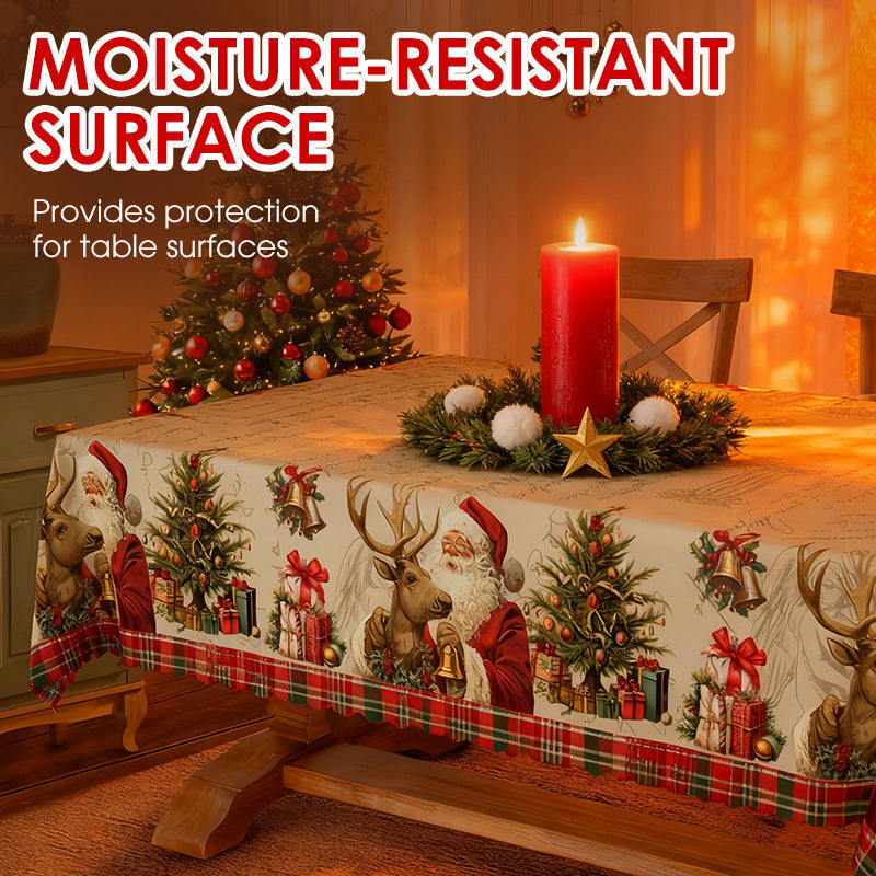 Christmas Holiday Printed Decorative Tablecloth