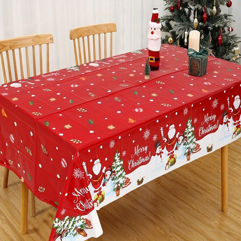 Christmas Holiday Printed Decorative Tablecloth