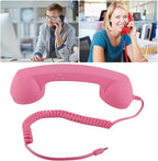 Vintage Retro Telefonhörer mit Mikrofon