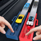 🔥Solange der Vorrat reicht 50 % Rabatt!🎉Doppel-Rennstrecke-Spielzeug-Set mit Startrampe für Kinder