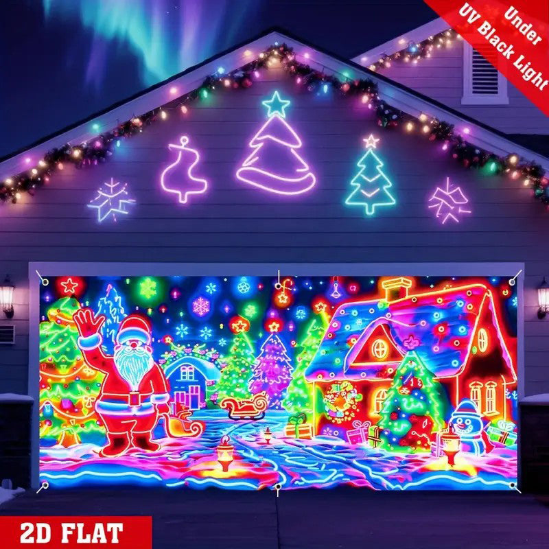 🔥Black-Friday-Mega-Angebot – 50 % Rabatt!🔥🎉UV-fluoreszierendes Weihnachtsbanner
